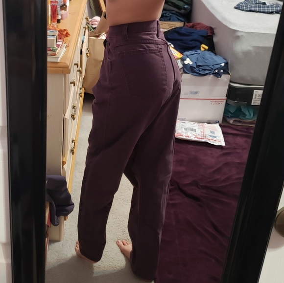 Vintage 80's Wrangler Purple "Mom" Jeans - Picture 2 of 15
